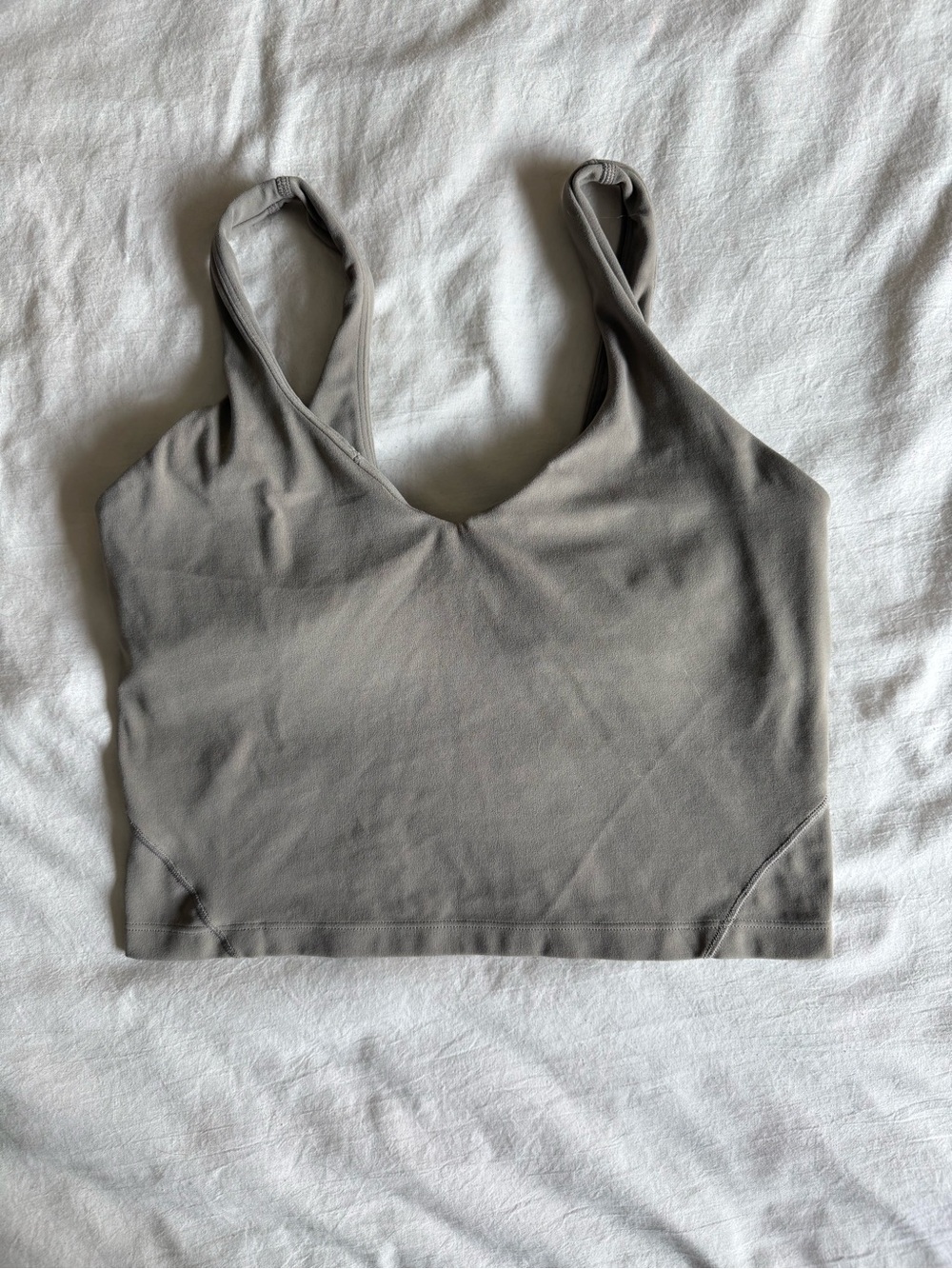 lululemon athletica gray Align cropped tank